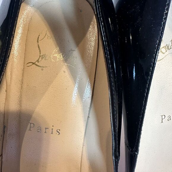 Christian Louboutin Classic black pumps Platform Size 38.5 - Picture 10 of 14